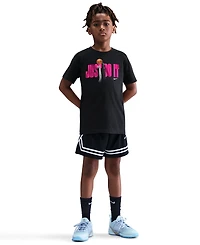 Nike Boys and Girls S-xl Calling Basketball Crewneck T-Shirt