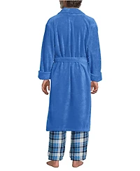 Lands' End Men's Calf Length Turkish Terry Robe