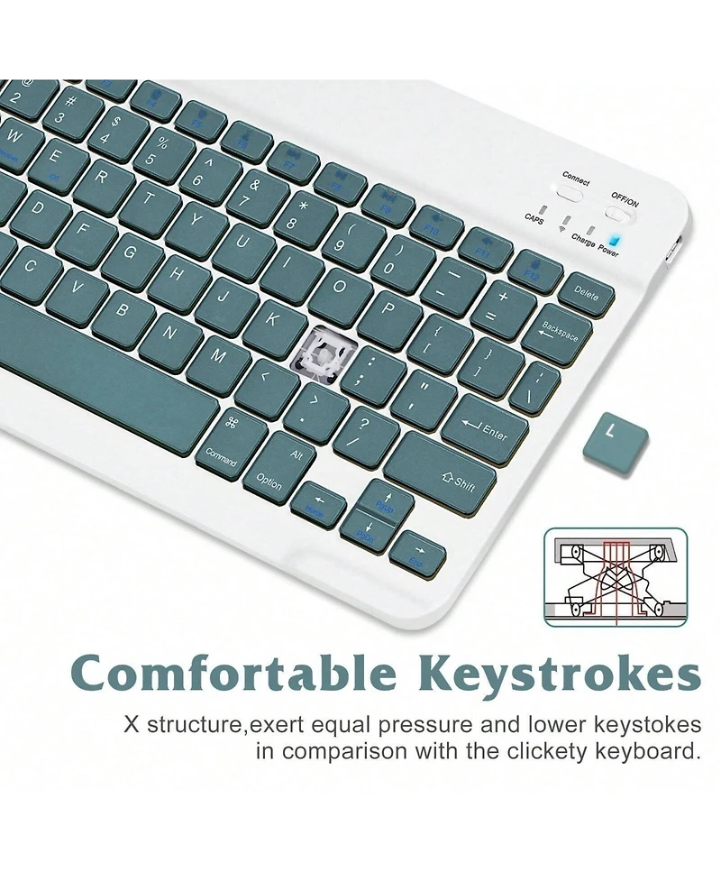 Wireless Bluetooth Keyboard And Mouse Combo - Compact Wireless Mouse Keyboard Set