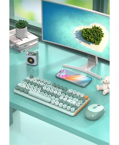 81 Keys Wired Keyboard And Mouse Set