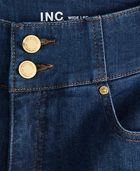 I.n.c. International Concepts Petite High-Rise Wide-Leg Jeans, Macy's Exclusive