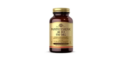 Solgar Pantothenic Acid ,550 mg ,100 V Caps