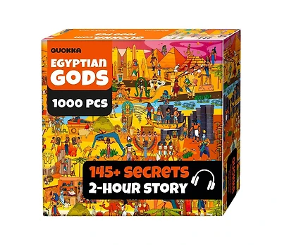 Quokka 1000 Piece Puzzle for Adults Ancient Myths and Legends with Secret Tasks & Audio Story