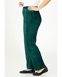 Woman Within Plus Velour Pant