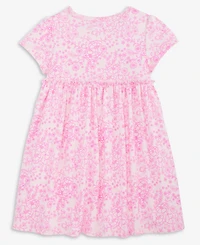 First Impressions Baby Girls Linear Flowers Printed Dress, Macy's Exclusive
