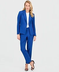 Le Suit Women's Notch-Lapel Mid-Rise Pantsuit, Regular & Petites