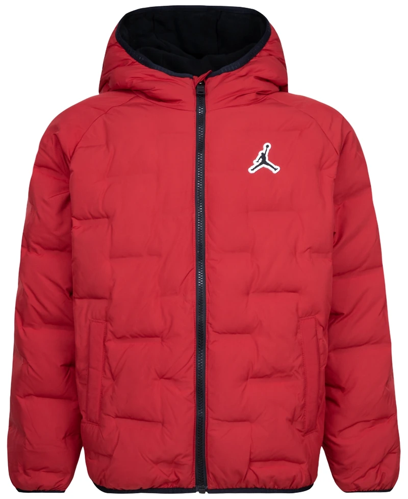 Jordan Big Kids Welded Full-Zip Hooded Puffer Jacket