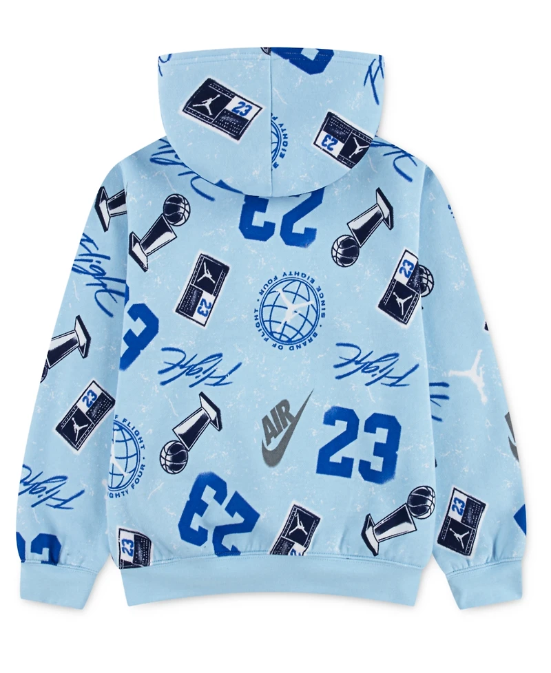 Jordan Boys 8-18 Street Champ Printed Pull On Hoodie