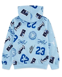 Jordan Boys 8-18 Street Champ Printed Pull On Hoodie