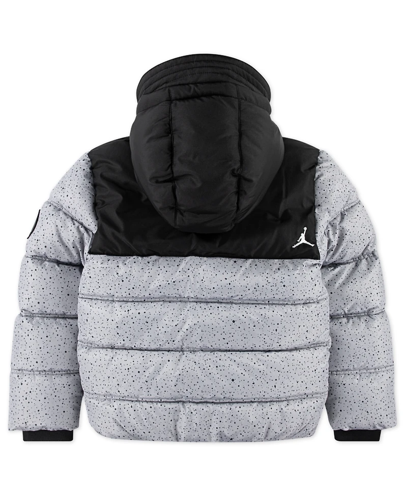 Jordan Boys 8-18 Printed Full Zip Puffer Jacket
