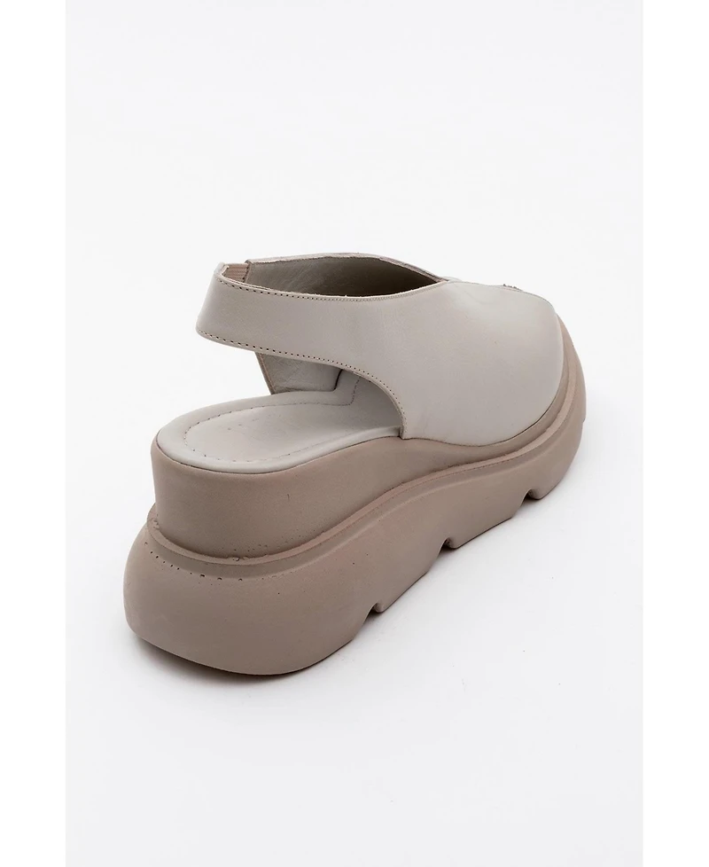 Forever & Always Shoes Sam Leather Platform Sandal (Women)