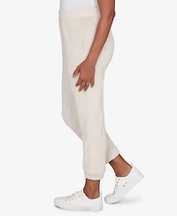 Alfred Dunner Petite Calm Luxe Soft Knit Jogger