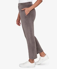 Alfred Dunner Petite Calm Luxe Double Knit Average Length Pants