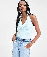 Bar Iii Women's Second Skin Halter Bodysuit, Macy's Exclusive