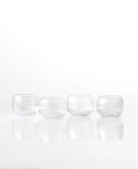 Fortessa Estiva Textured Short Tumbler Glasses, Set of 4