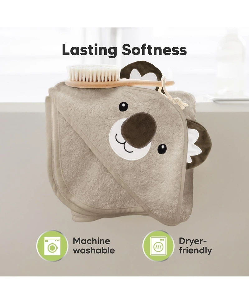 KeaBabies Cuddle Baby Hooded Towel, Bath Towels, Beach Towel for Newborn