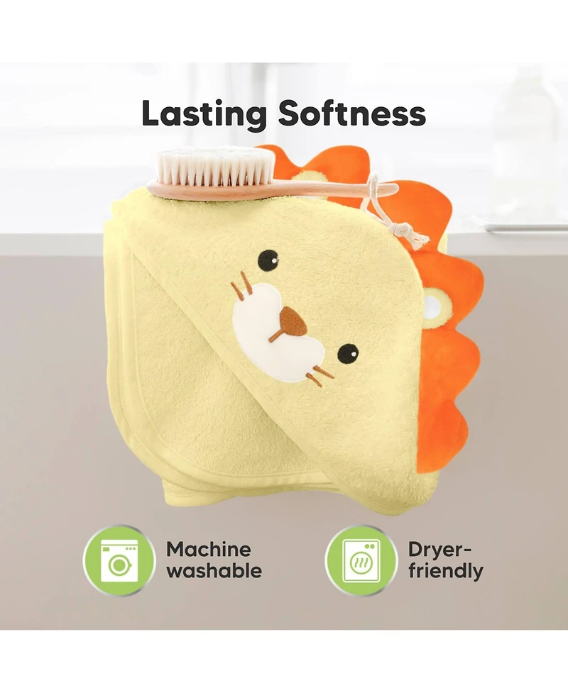 KeaBabies Cuddle Baby Hooded Towel, Bath Towels, Beach Towel for Newborn