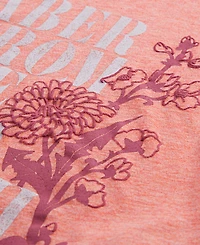 abercrombie kids Girls 5-18 Flower Lock Up Baby Short Sleeve T-Shirt