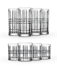 Godinger Daytona Double Old-Fashioned and Highball 8-Pc. Glassware Set
