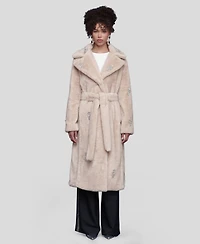 Avec Les Filles Women's Maxi Belted Robe Coat