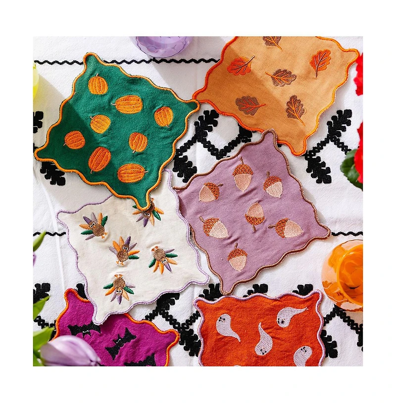 Furbish Studio Furbish Fall Cocktail Napkin Set of 6