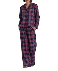 Tommy Hilfiger Women's 2-Piece Notched Top and Long Pants Set