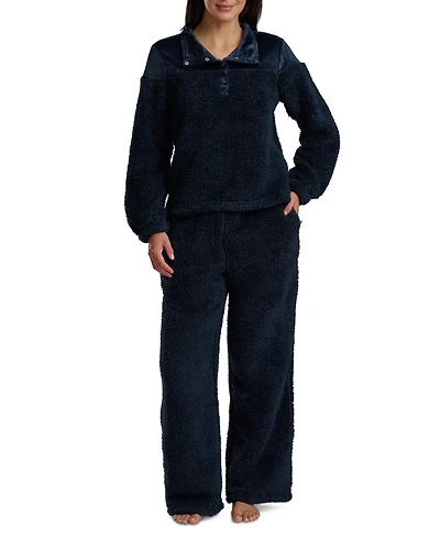 Tommy Hilfiger Women's 2-Piece Long Sleeves Top and High Waist Pants Set