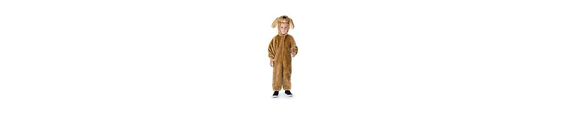 Dress Up America Kids Brown Puppy Onesie Costume
