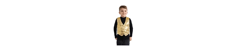 Dress Up America Sequined Party Vest - Kids Girls & Boys