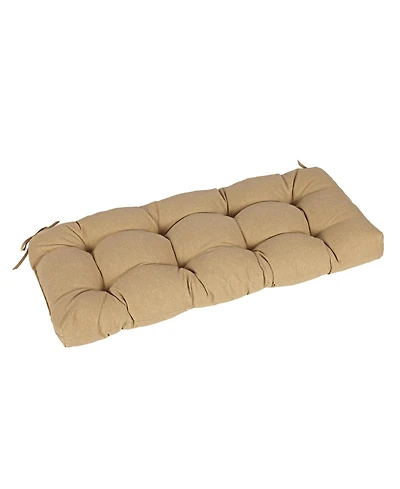 Aoodor 42" x 19.3" 5.1" Outdoor Polyester Tufted Bench Cushion, Water-resistant & Fade-Resistant, Cushion for Love Seat