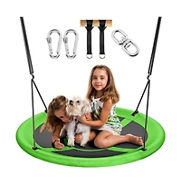 43" Saucer Swing (Kids & Adults): 700lbs Capacity, Waterproof