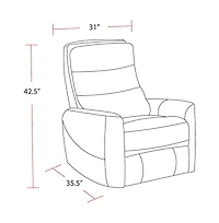 Parker Living Hercules - Oyster Swivel Glider Recliner