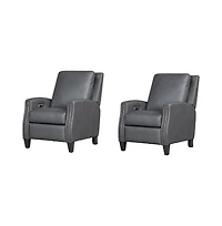 Parker Living Echo Grey Power Cordless High Leg Recliner P2 Two Pack