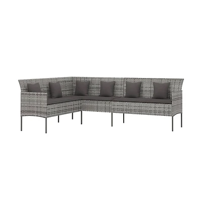Garden Sofa Grey, Anthracite