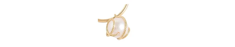 Sohi Snowball Drop Earrings