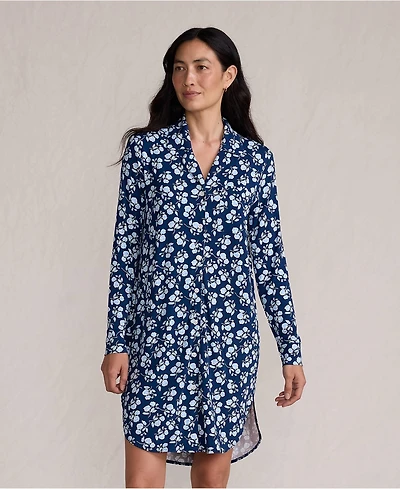 Lands' End Women's Cooling Long Sleeve Sleepshirt