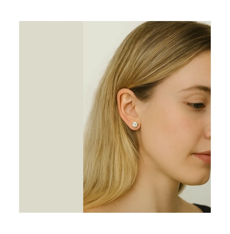Emma Timeless Sparkle Crystal Stud Earrings