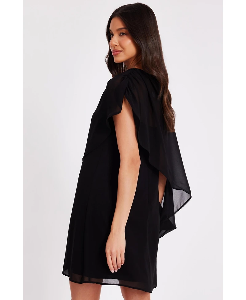 Quiz Women's Chiffon Two-in-One Mini Dress