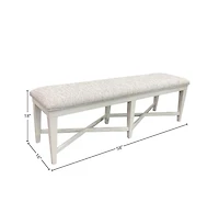 Parker House Furniture Parker House Americana Modern Dining 58 In. Upholstered Bench