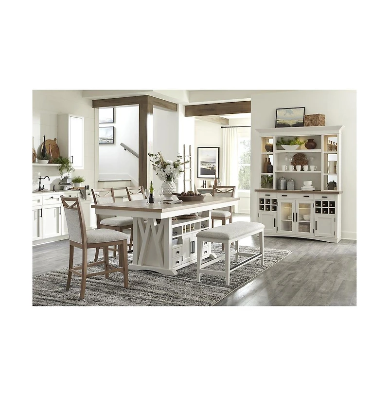 Parker House Furniture Parker House Americana Modern Dining 49 In. Upholstered Counter Bench