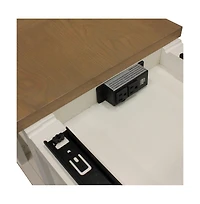 Parker House Furniture Americana Modern - Cotton Cocktail Table with 2 Chairside Tables