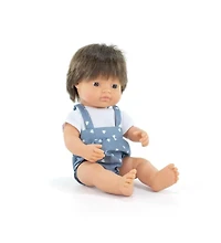 My Friends and Me Collection Baby Boy Doll with Brown Hair