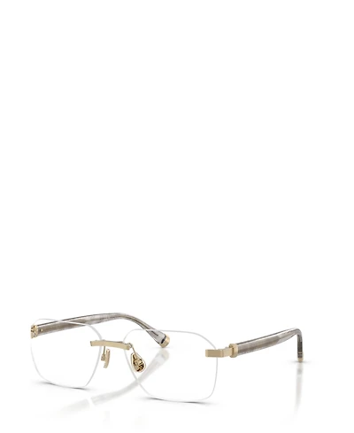 Brunello Cucinelli Men's Square Tyler Eyeglasses, BC1011T