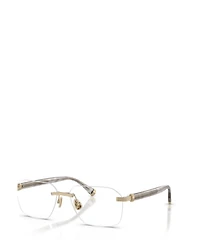 Brunello Cucinelli Men's Square Tyler Eyeglasses, BC1011T