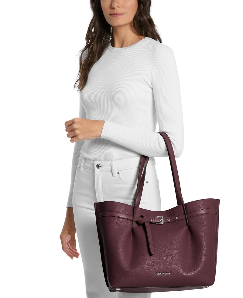 Michael Kors Emilia Extra Large East West Center Zip Tote Bag
