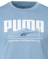 Puma Men's Printed Basket Short Sleeve T-Shirt
