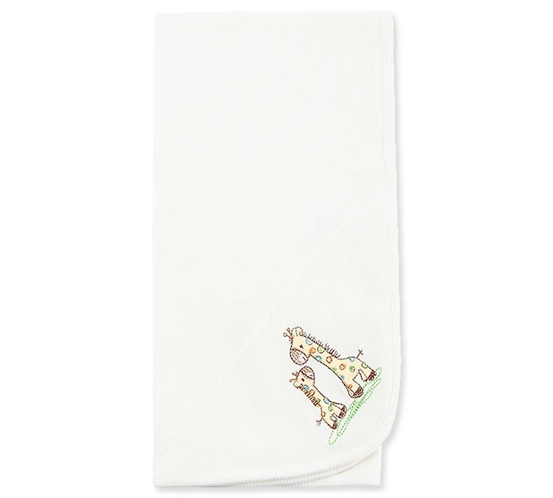 Little Me Baby Boys or Baby Girls Giraffe Receiving Blanket