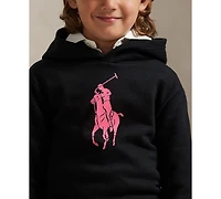 Polo Ralph Lauren Toddler and Little Boys Pink Pony Fleece Hoodie