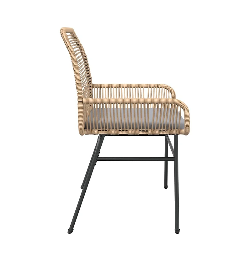 Garden Chair Brown Pe rattan Uv-resistant materials Garden Chair