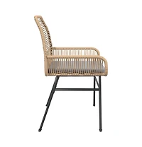 Garden Chair Brown Pe rattan Uv-resistant materials Garden Chair
